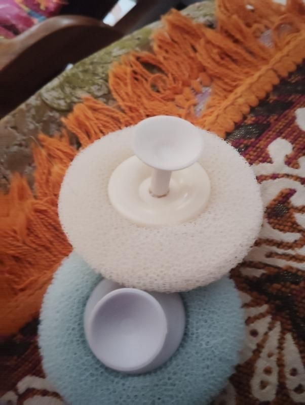 Bath Towel Scrub Bath Massage Shower Ball With Sucker Scrub - Wishlect