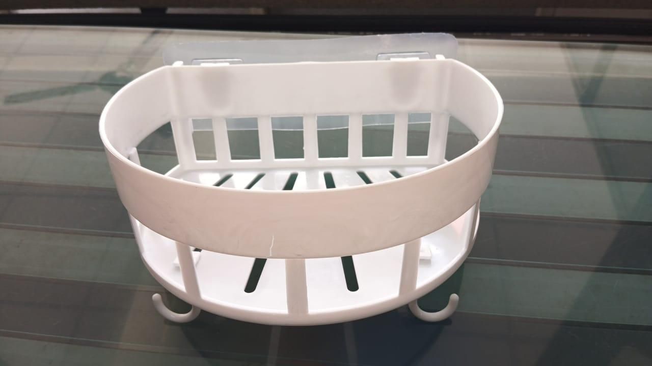 Bathroom Shelves with Hooks (Pack of 2) - Wishlect