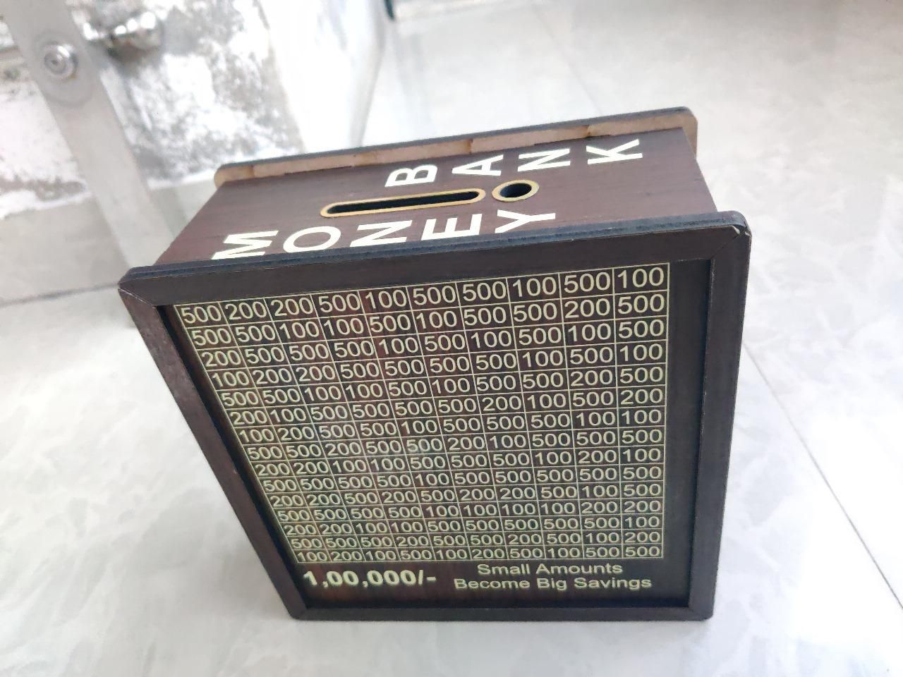 Savings Challenge Piggy Bank - Wishlect