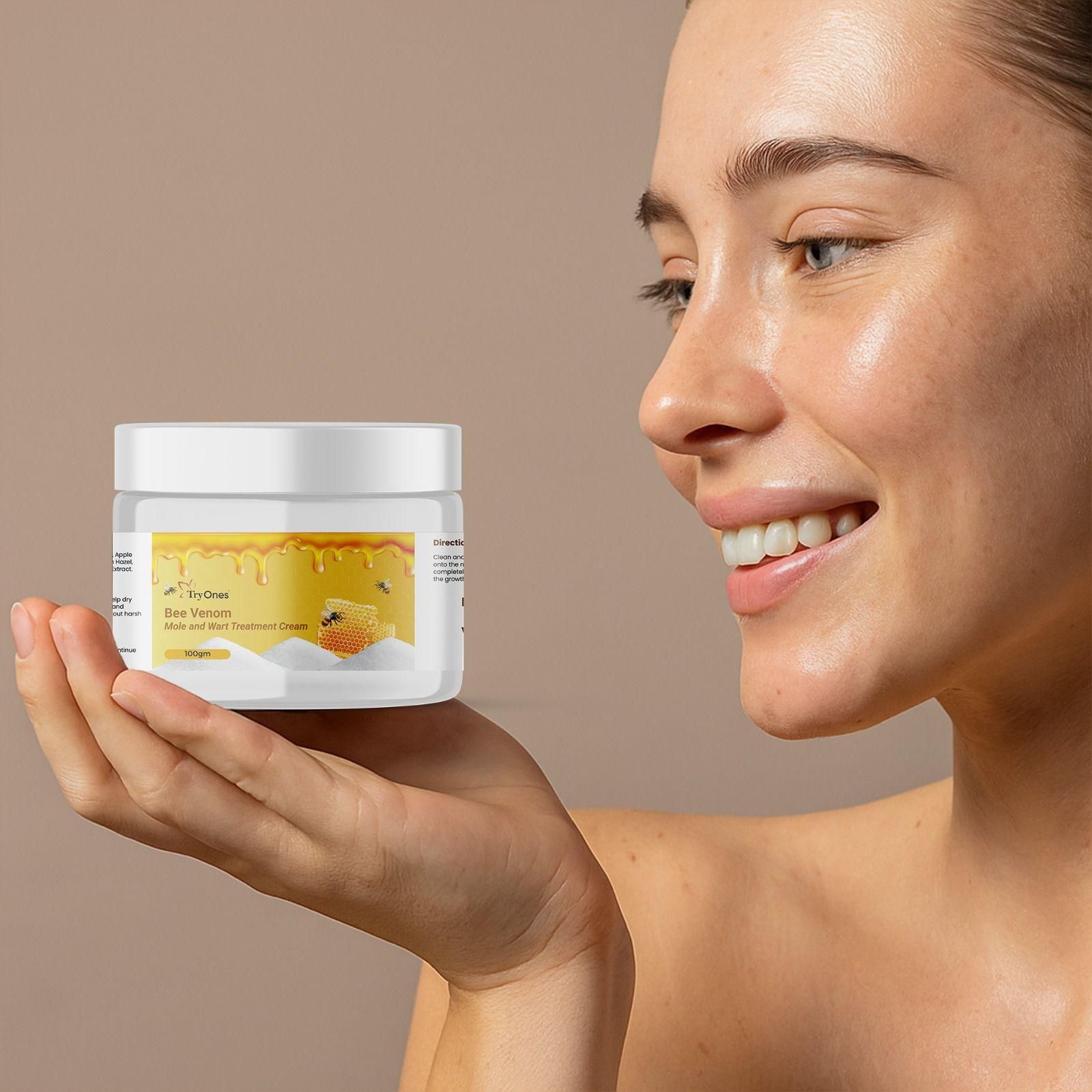 Bee Venom Mole and Wart Treatment Cream 100 gm Pack of 1 - Wishlect