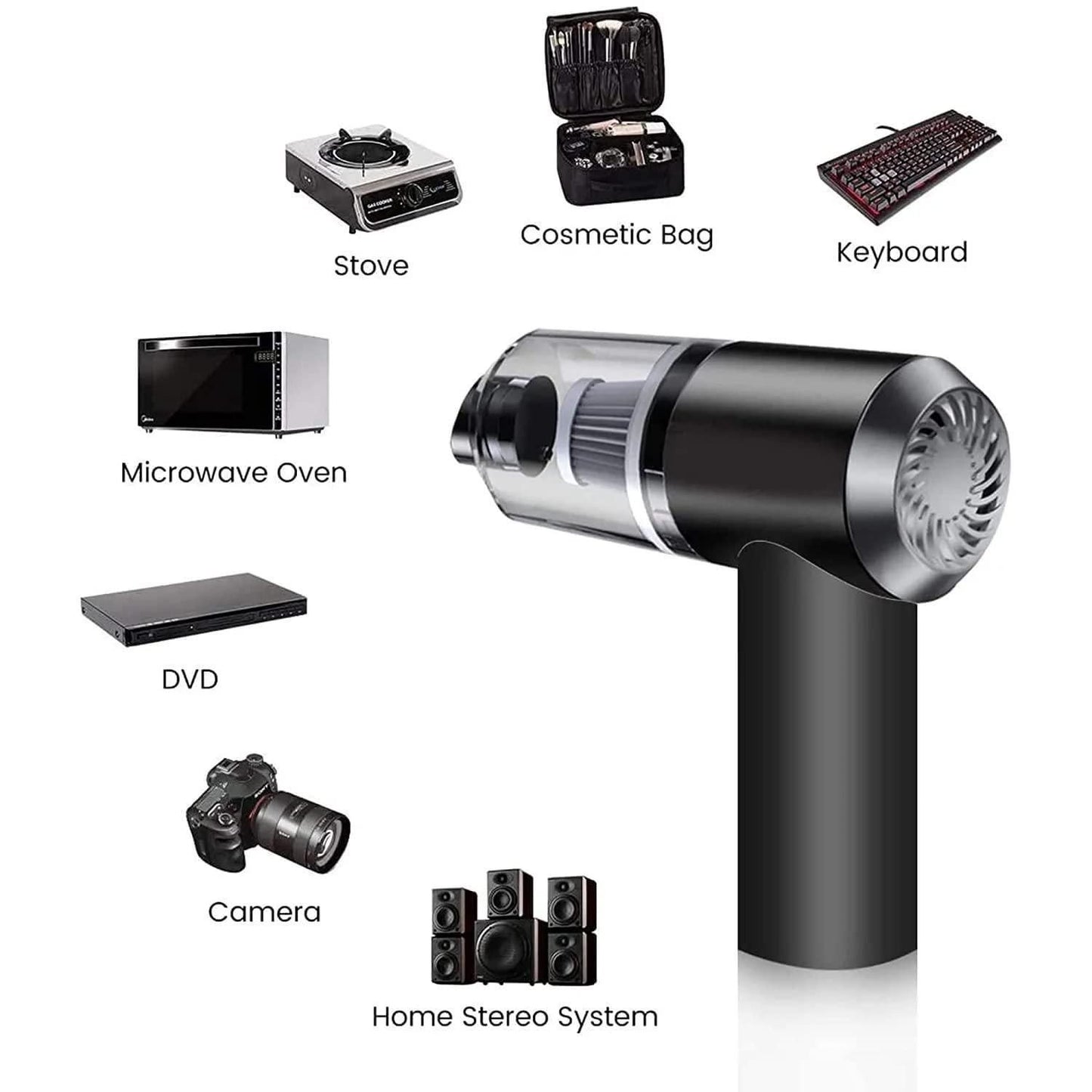 BD Portable Air Duster Wireless Vacuum Cleaner - Wishlect