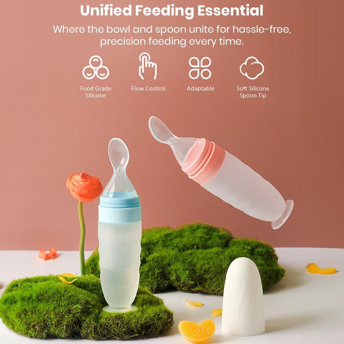Premium Baby Food Squeeze Feeder Spoon - Wishlect
