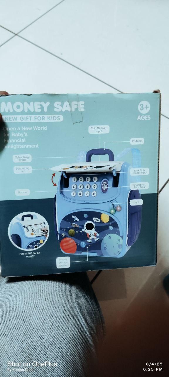 Modern Money Safe Musical Piggy Bank Toy for Kids and Adults - Wishlect