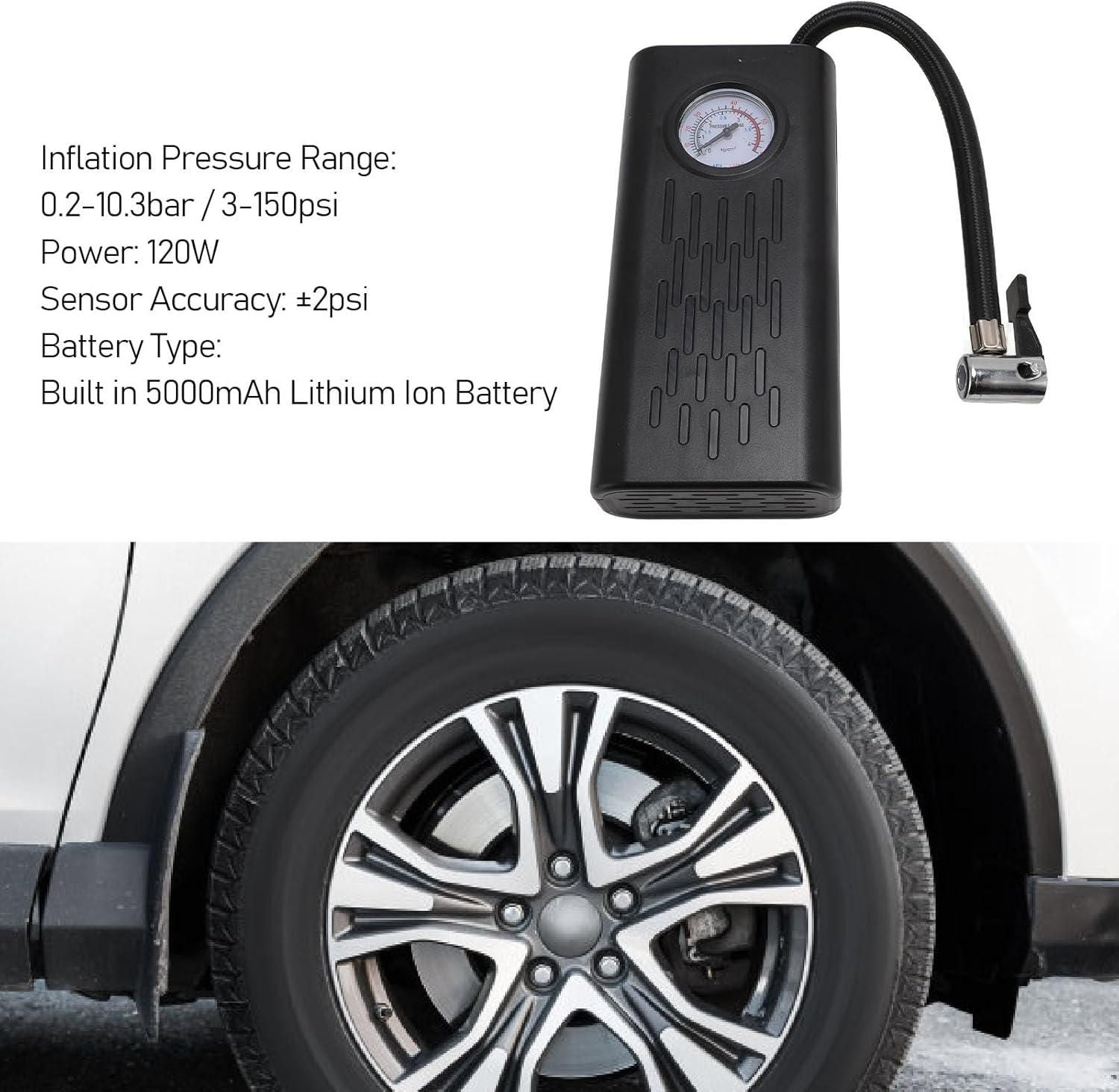 Portable Air Compressor Tire Inflator - Wishlect