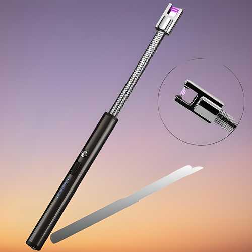 USB Plasma Rechargeable Electric Lighter for Kitchen - Wishlect