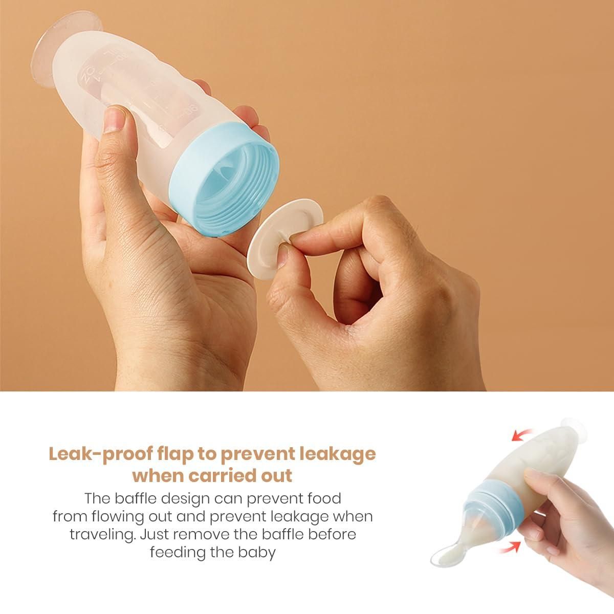 Premium Baby Food Squeeze Feeder Spoon - Wishlect
