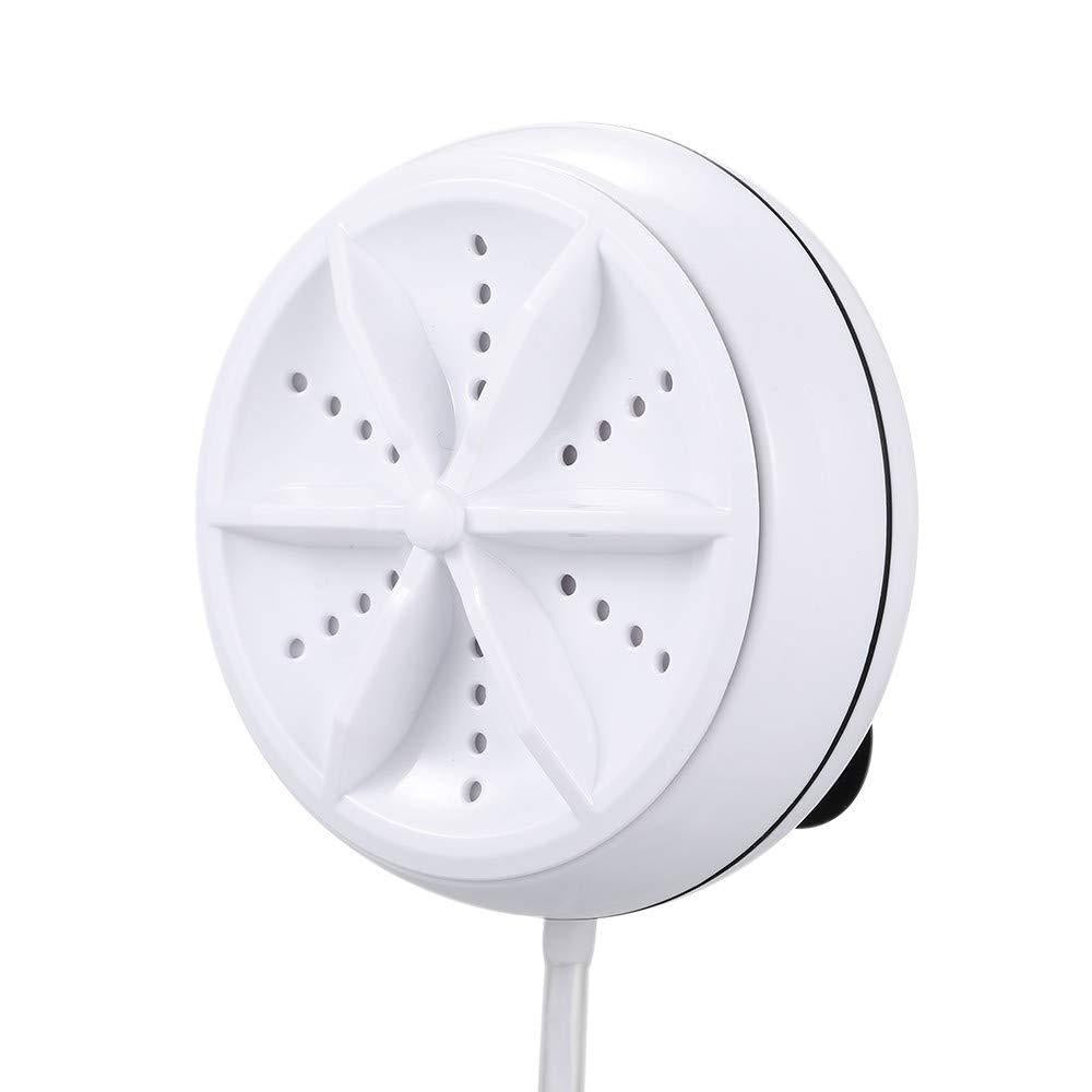 2In1 Mini Washing Machine Portable Rotating Ultrasonic Turbine Washer - Wishlect