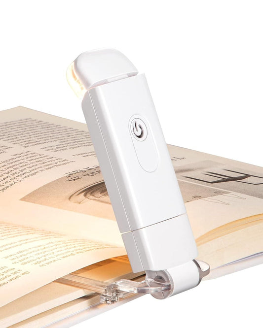 Usb Rechargeable Book Reading Light With Brightness Adjustable For Eye - Protection - Wishlect