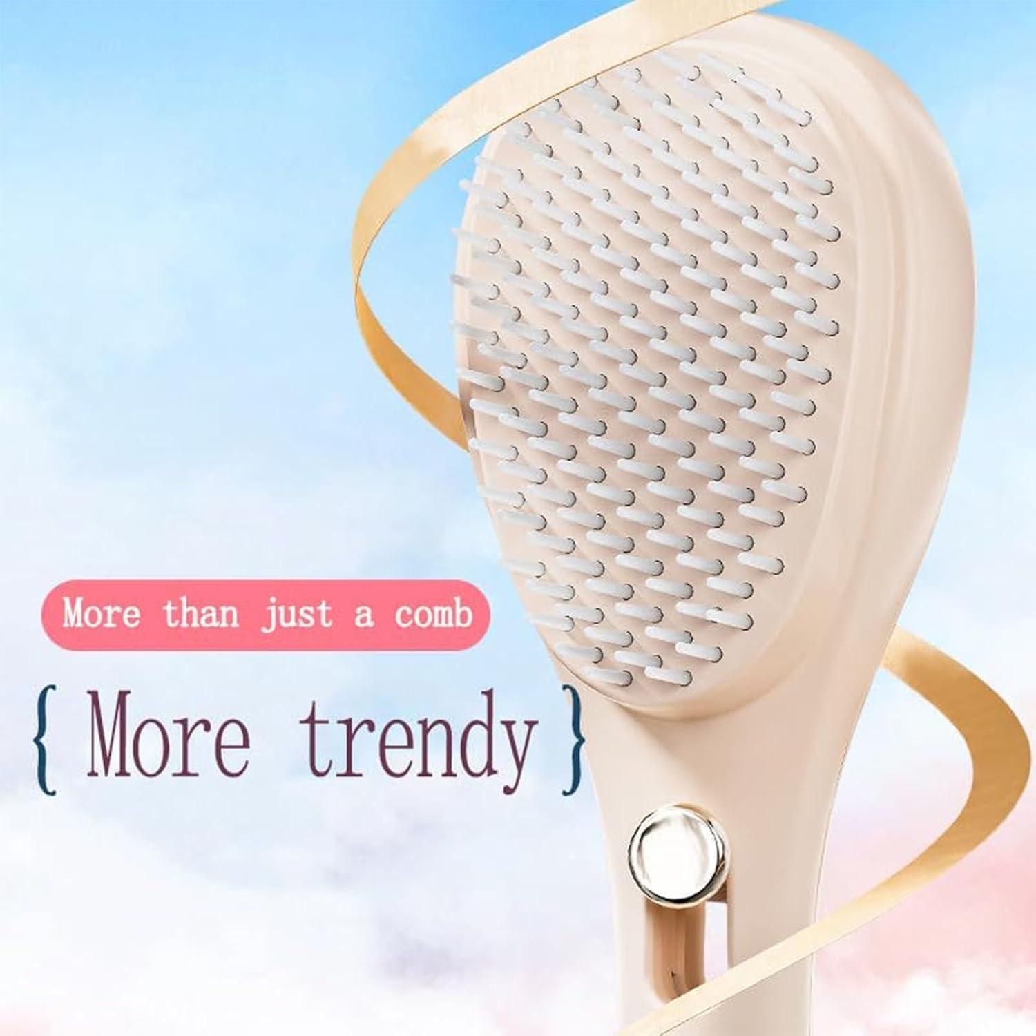 Scalp Massage Comb with Retractable Bristle - Wishlect
