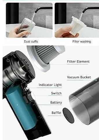 BD Portable Air Duster Wireless Vacuum Cleaner - Wishlect