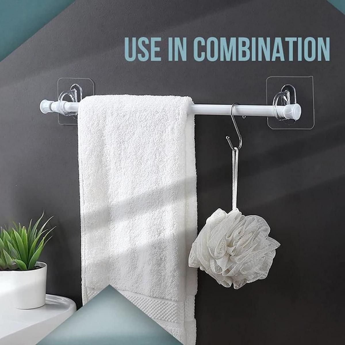 Multipurpose Self Adhesive Hook Holder (Pack of 10pc) - Wishlect