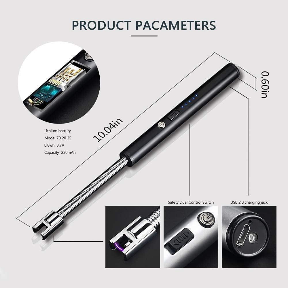 USB Plasma Rechargeable Electric Lighter for Kitchen - Wishlect