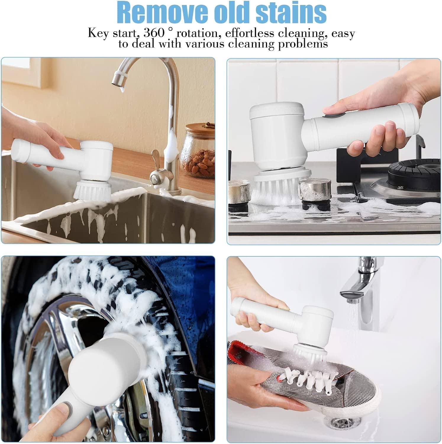 5 in 1 Handheld Bathroom Cleaning Brush - Wishlect