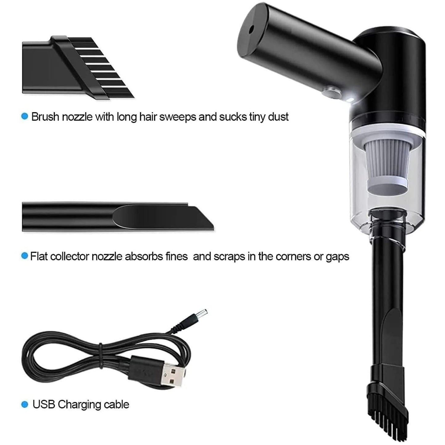 BD Portable Air Duster Wireless Vacuum Cleaner - Wishlect