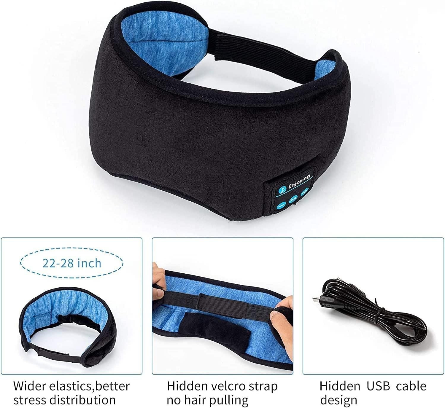 Wireless Bluetooth Eye Mask With Music - Wishlect