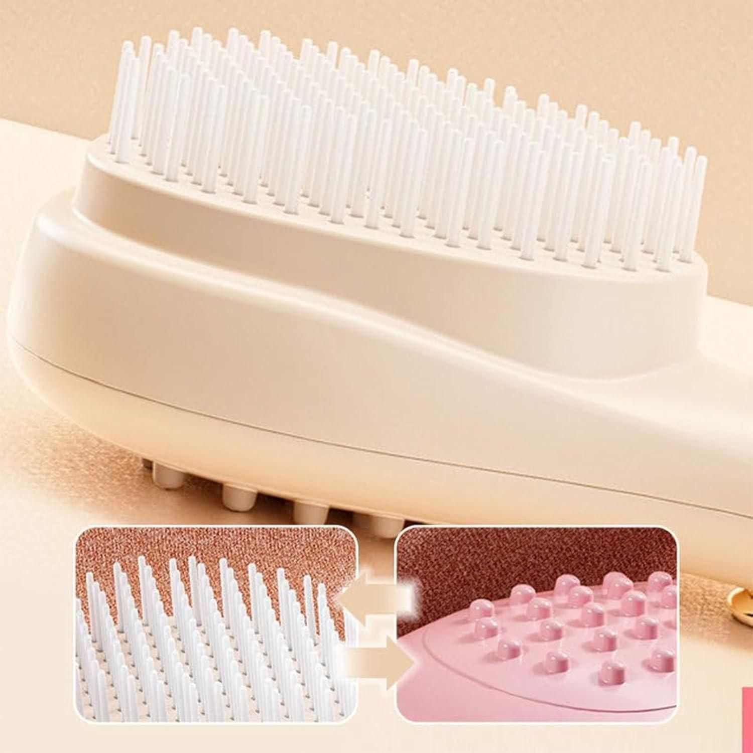 Scalp Massage Comb with Retractable Bristle - Wishlect