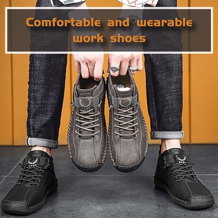 Men's Hiking Shoes High Top Shoes Thickened - Wishlect
