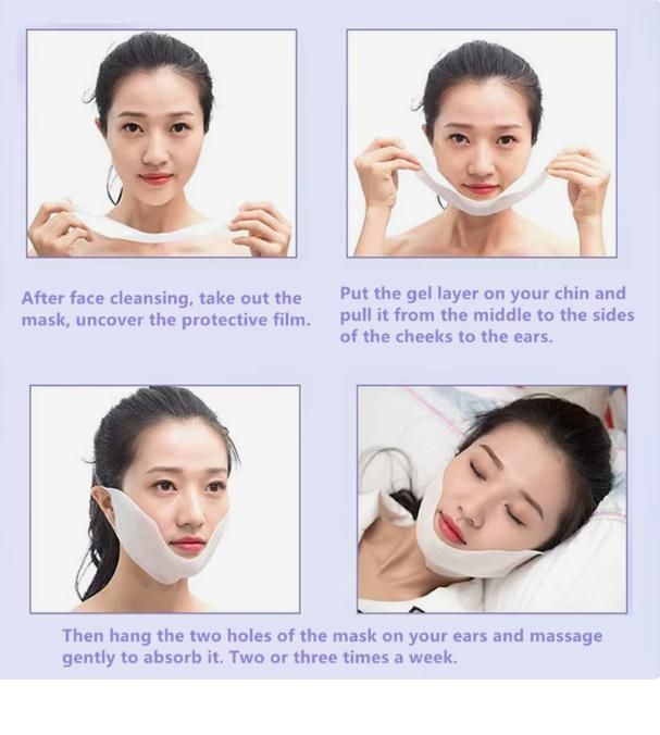 V - Shaped Gel Face Lifting Mask - Wishlect