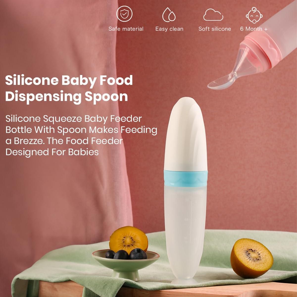 Premium Baby Food Squeeze Feeder Spoon - Wishlect