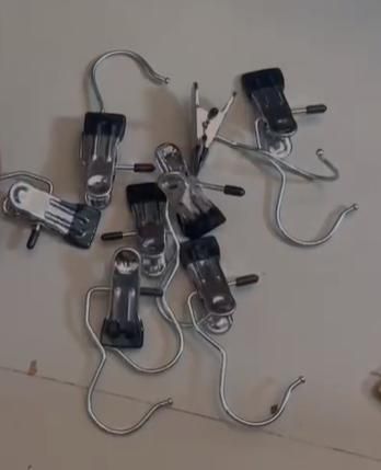 Laundry Hook Boot Hanging Hold Clips Pack of 10 - Wishlect