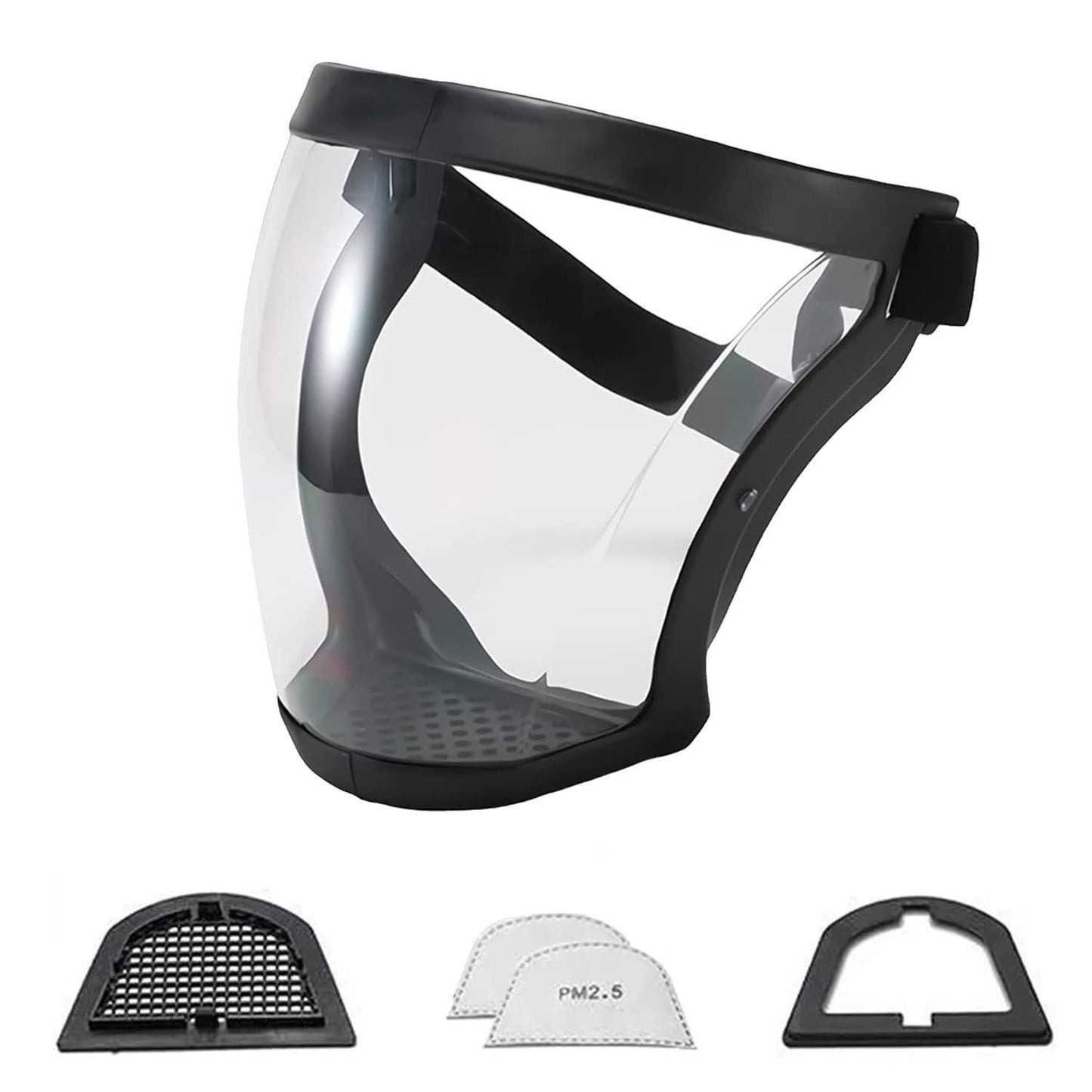 Full Face Anti - Fog Transparent Face Mask - Wishlect