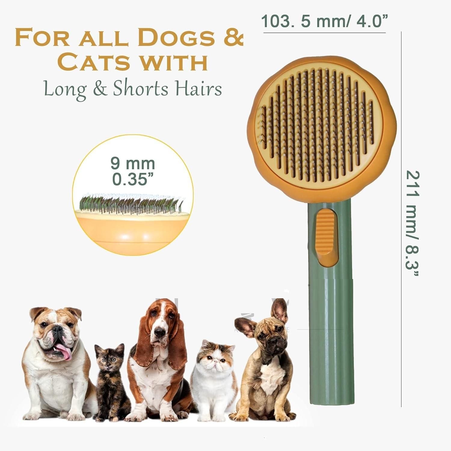 Self Cleaning Dog & Cat Comb - Wishlect
