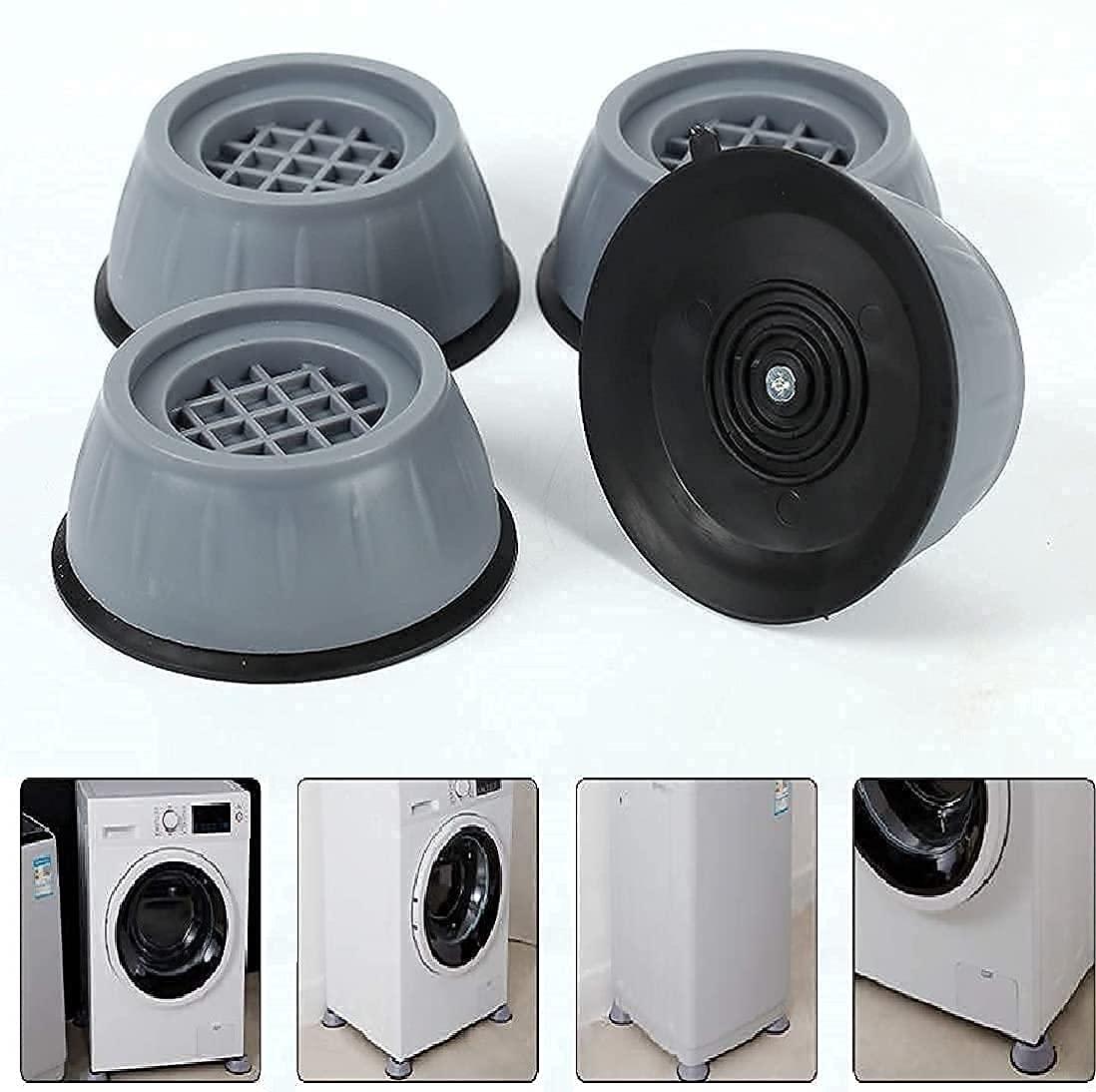 Anti Vibration Pad - Anti - vibration Pads For Washing Machine - 4 Pcs Shock Proof Feet For Washer ? Dryer, Great For Home, Laundry Room, Kitchen, Washer, Dryer, Table, Chair, Sofa, Bed (4 Units) - Wishlect