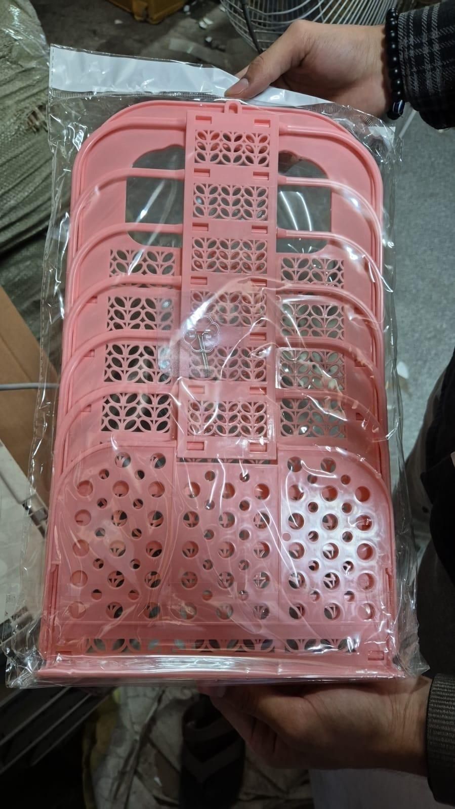 Plastic Multipurpose Hanging Laundry Basket - Wishlect