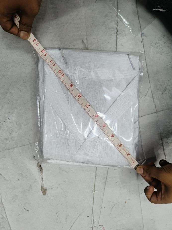 Men's Crinkled Co - Ord Set White - Wishlect