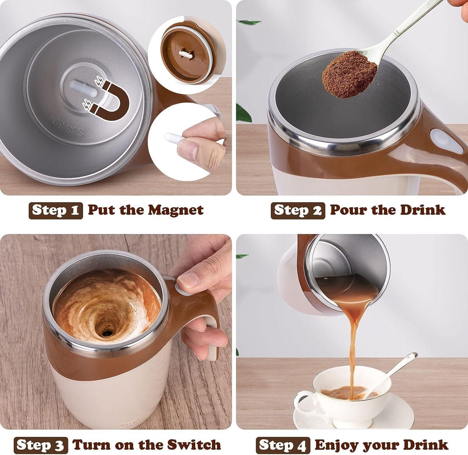 Self Stirring Magnetic Mug - Wishlect