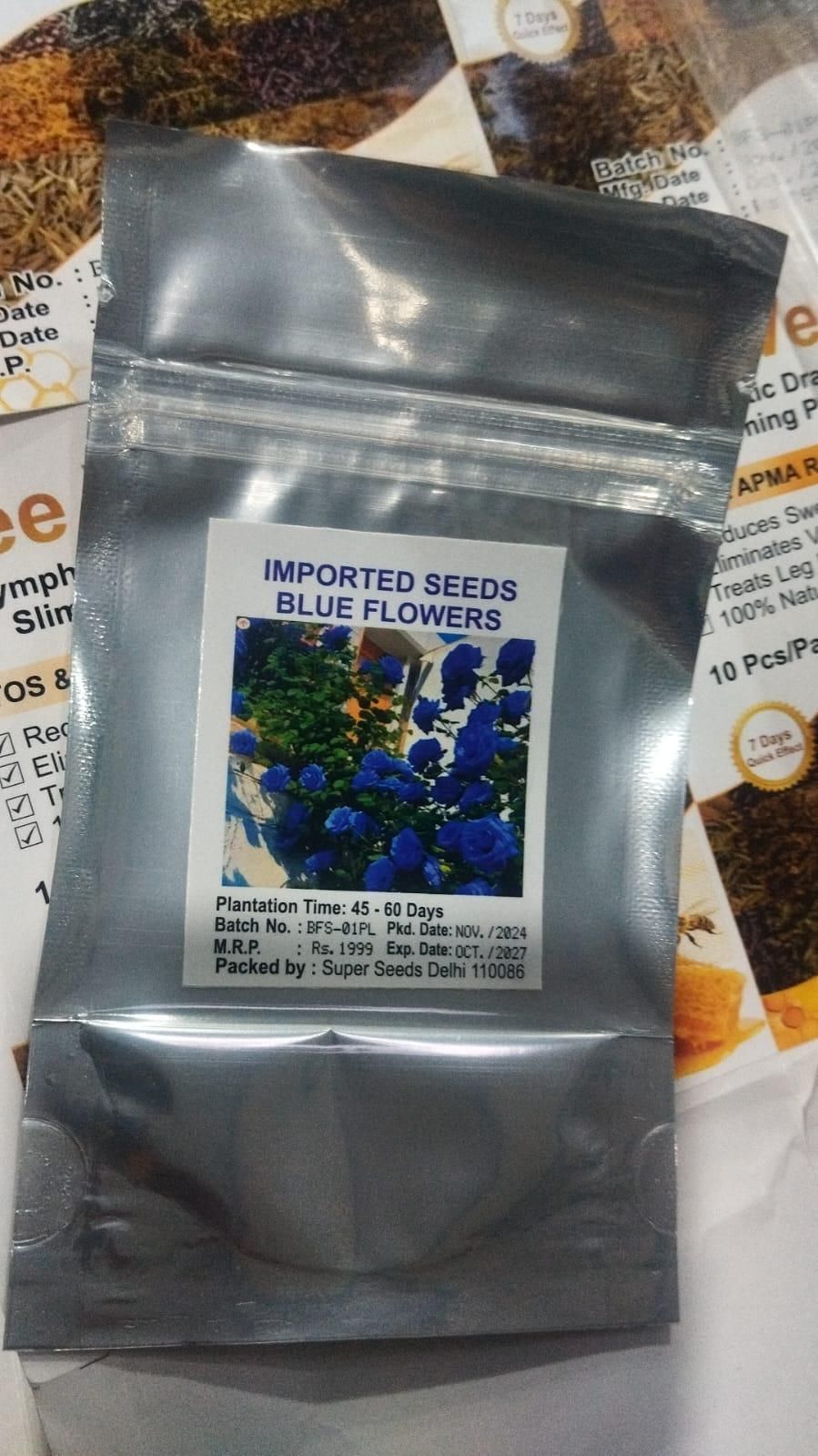 Blue Climbing Rose Seeds - Wishlect