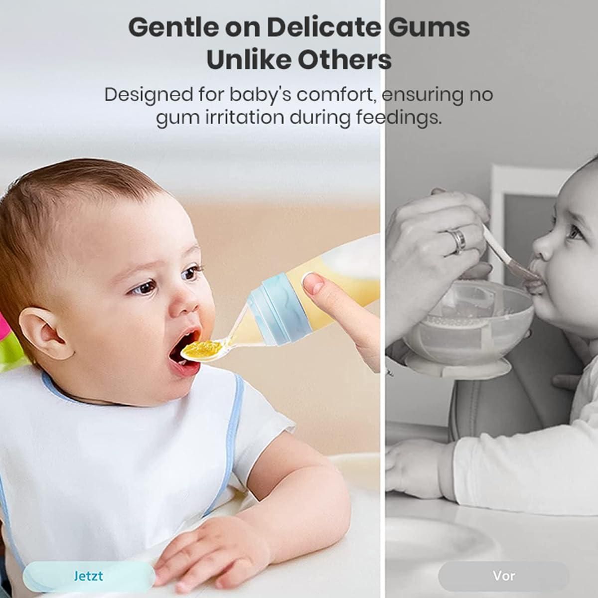 Premium Baby Food Squeeze Feeder Spoon - Wishlect