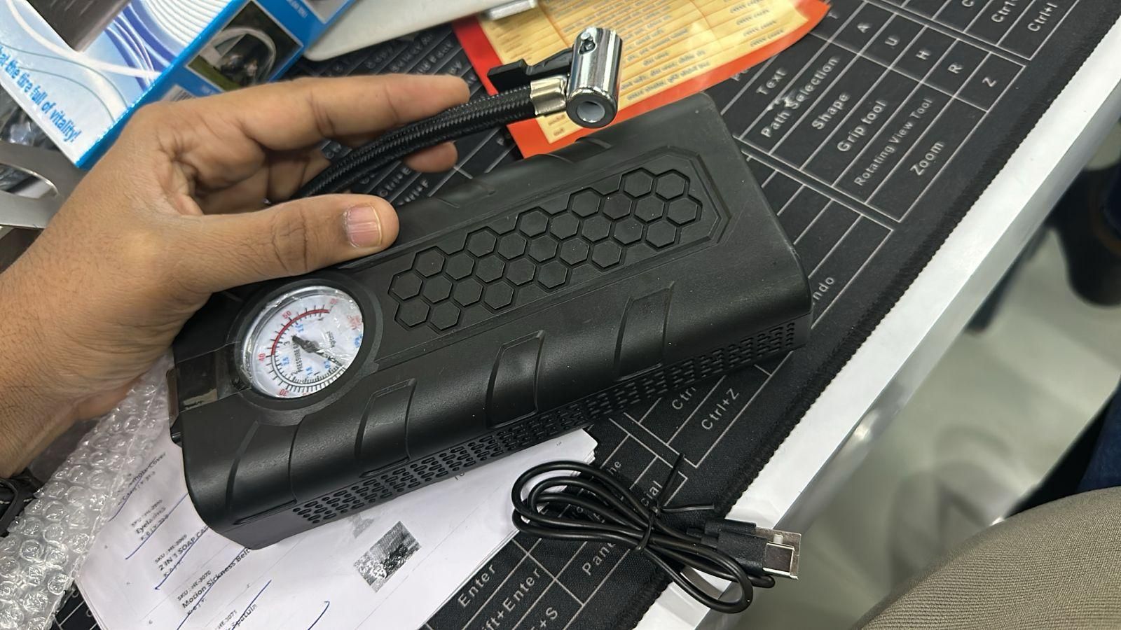 Portable Air Compressor Tire Inflator - Wishlect