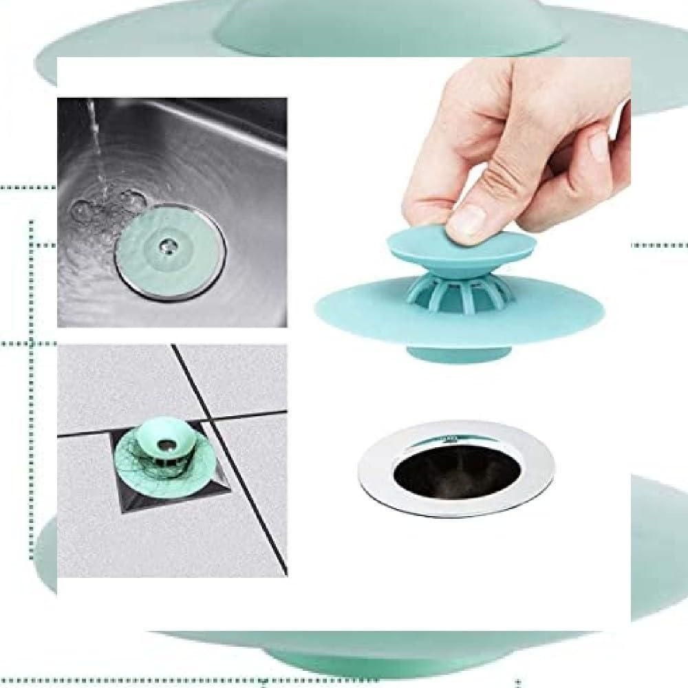 Silicone Household Kitchen Sink Strainer (Random Color) (Pack of 3) - Wishlect