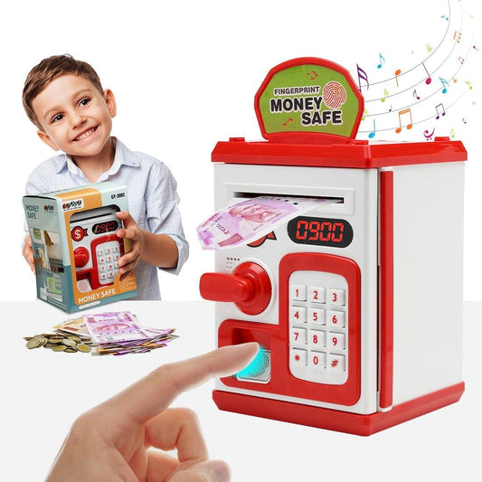 Money Bank for Kids with Fingerprint Sensor - Wishlect
