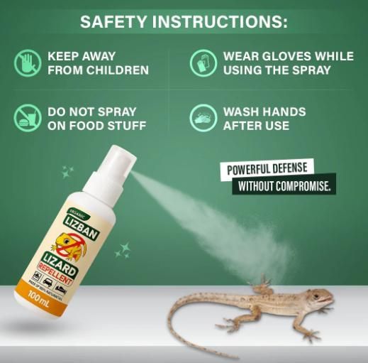 Lizard Repellent Spray 100Ml (Pack of 3) - Wishlect