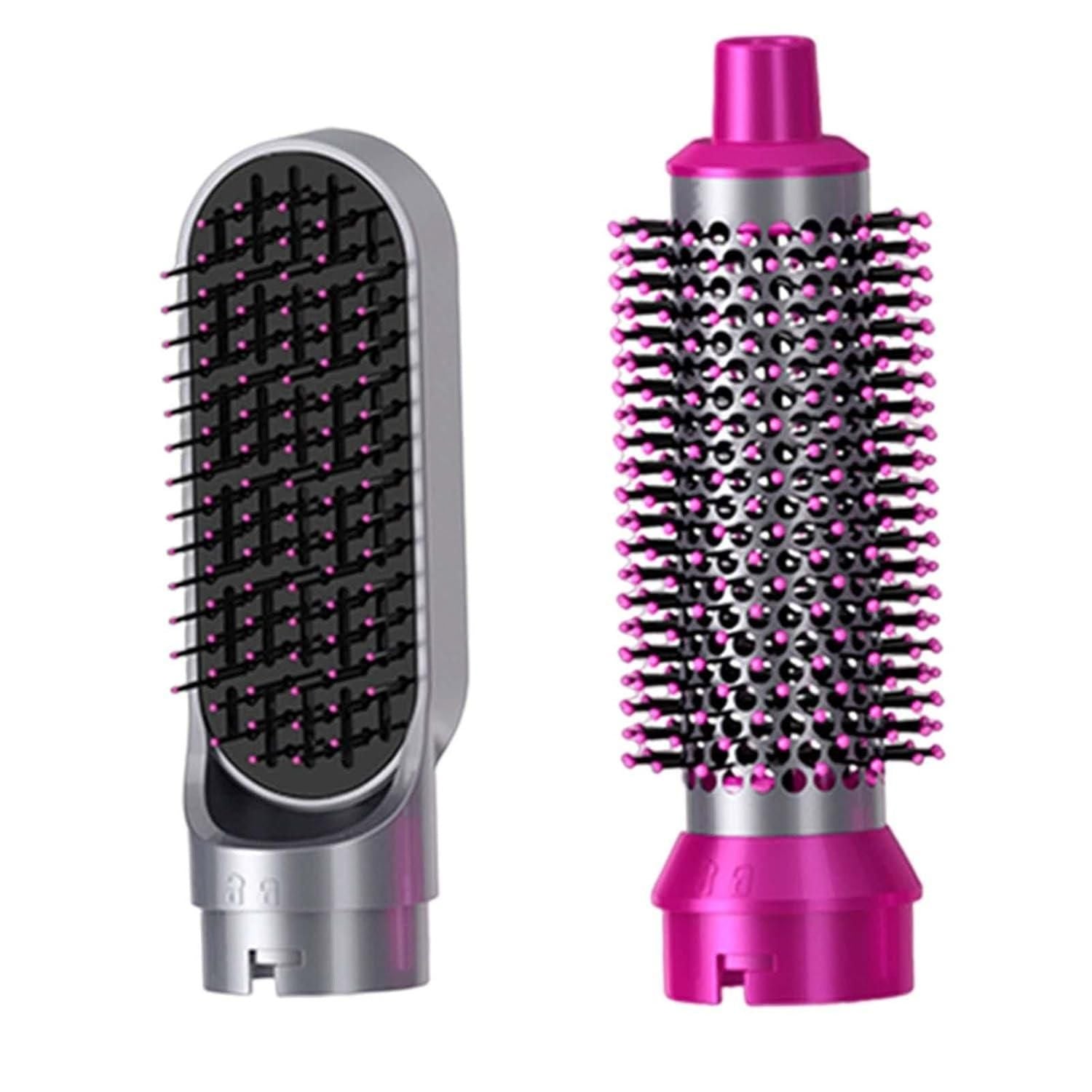 Muti - Functional 5 IN 1 Hair Styling Tool Detachable Hot Air Brush Hair Dryer with Comb - Wishlect