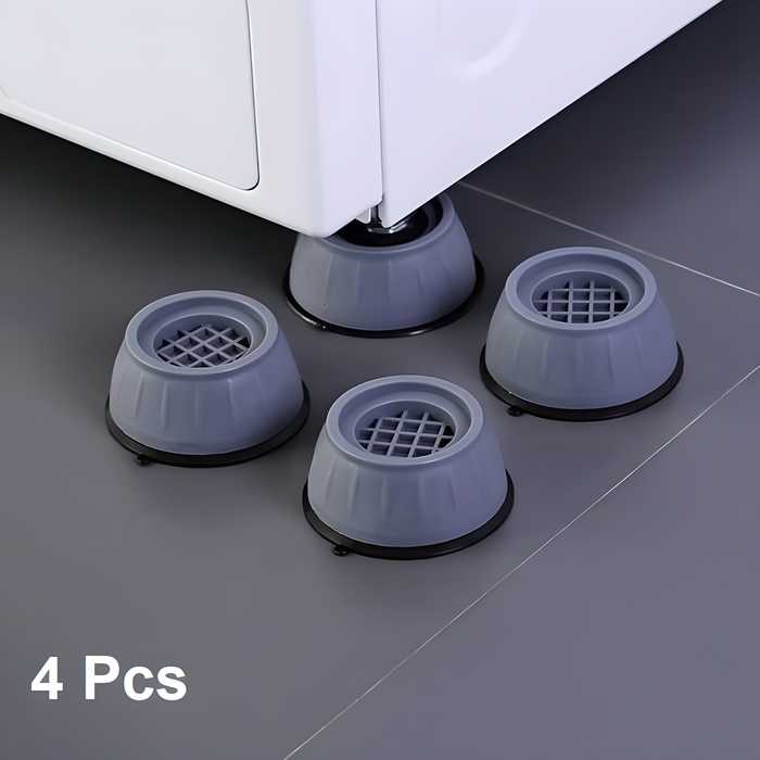 Anti Vibration Pad - Anti - vibration Pads For Washing Machine - 4 Pcs Shock Proof Feet For Washer ? Dryer, Great For Home, Laundry Room, Kitchen, Washer, Dryer, Table, Chair, Sofa, Bed (4 Units) - Wishlect