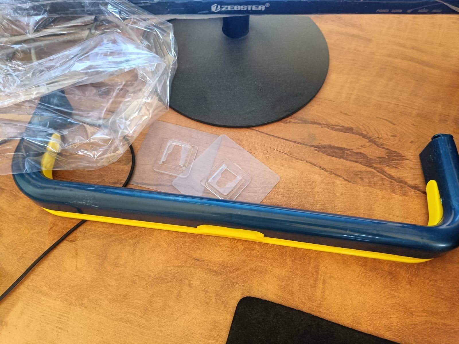 Wall Mounted Double Bar Towel Holder with Hook - Pack of 1 - Wishlect