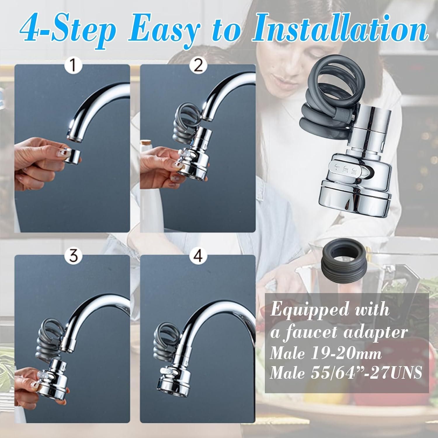 Sink Sprayer Attachment for Faucet - Wishlect
