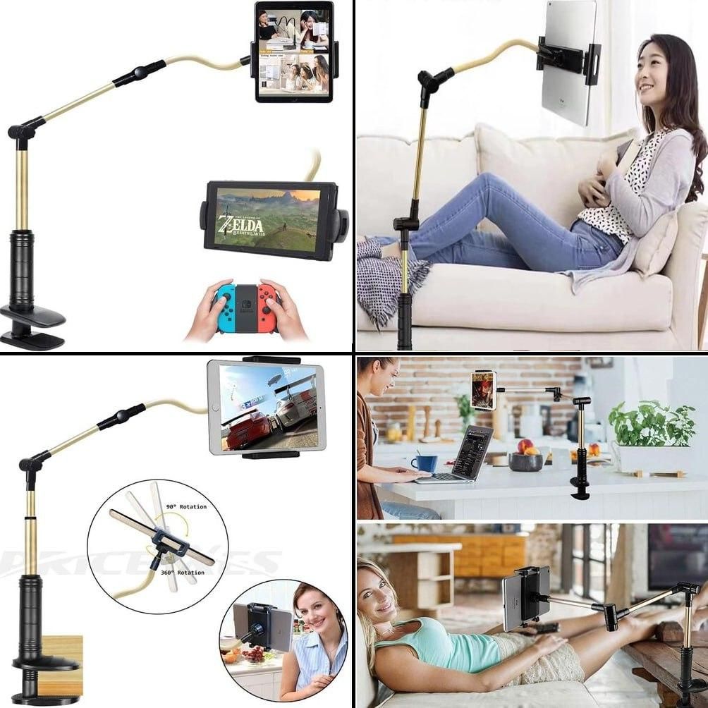 Mobile Phone & Tablet Stand - Flexible Clip - Wishlect