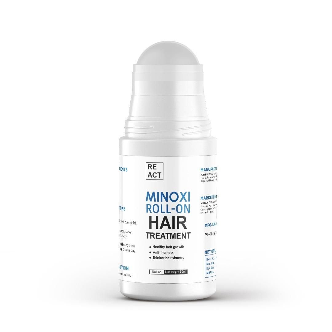 Minoxi Roll - On Hair Treatment Hair Growth Serum For Women & Men - Wishlect