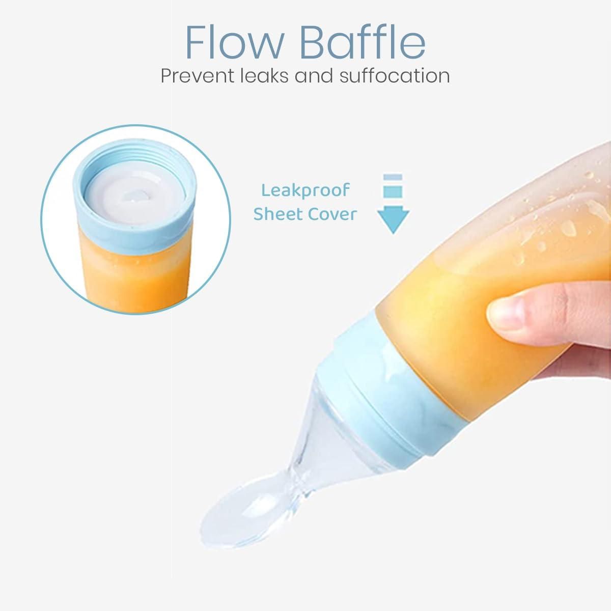 Premium Baby Food Squeeze Feeder Spoon - Wishlect