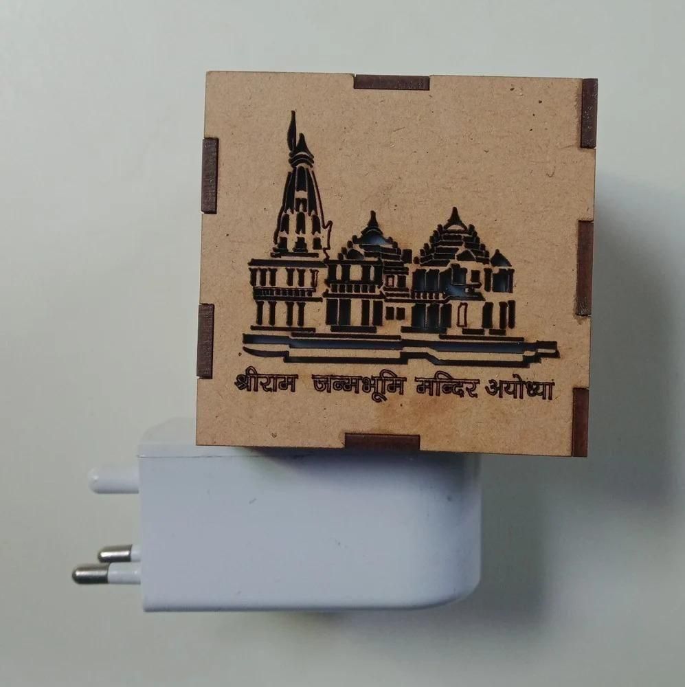 BD 3 - in - 1 Ayodhya Ram Mandir Aroma Burner & Night lamp - Wishlect