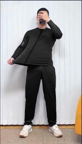 Unisex Work Out Solid Track Suit - Wishlect