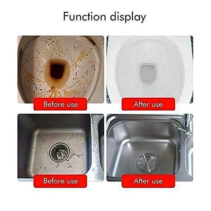 Powerful Drain Blockage Cleaner Sink Cleaner Powder (110G) (Pack of 1) - Wishlect