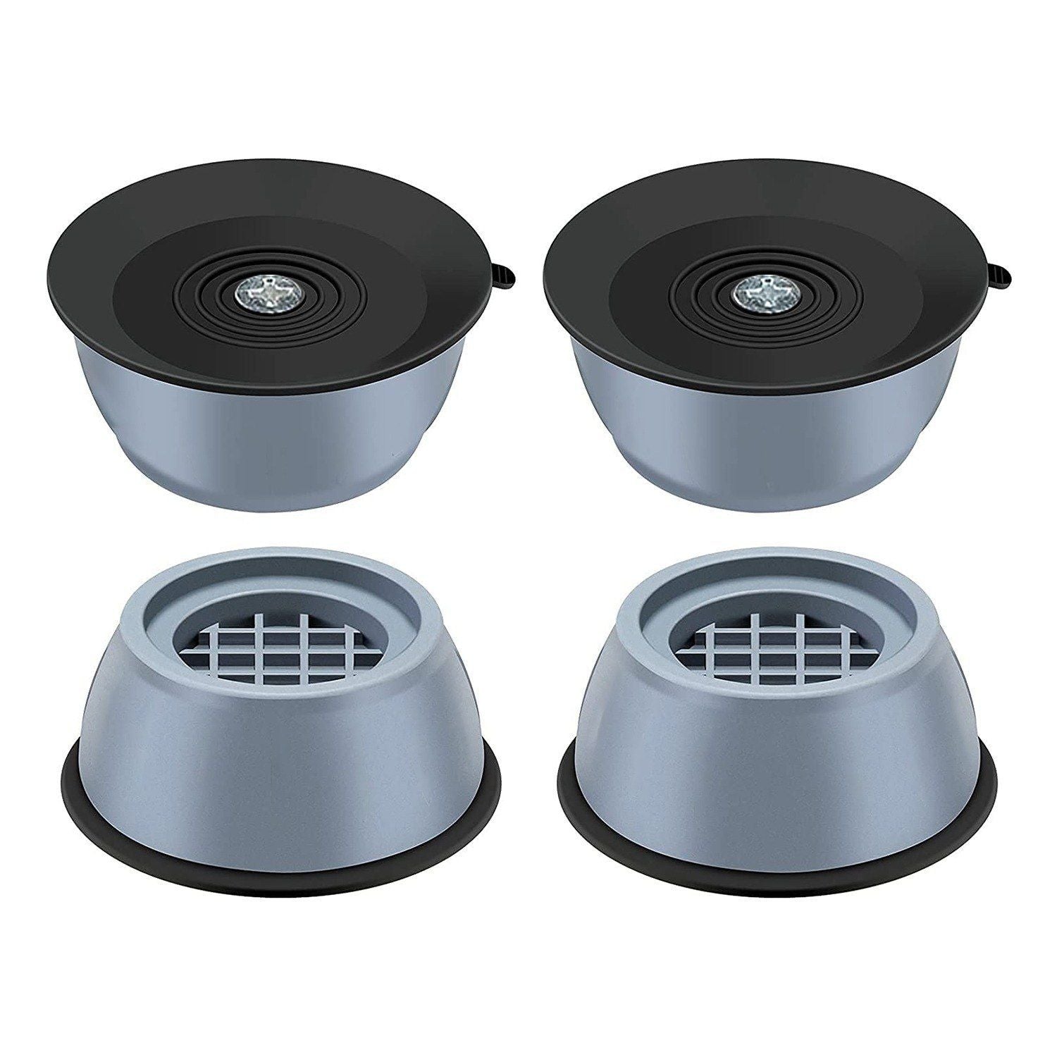 Anti Vibration Pad - Anti - vibration Pads For Washing Machine - 4 Pcs Shock Proof Feet For Washer ? Dryer, Great For Home, Laundry Room, Kitchen, Washer, Dryer, Table, Chair, Sofa, Bed (4 Units) - Wishlect