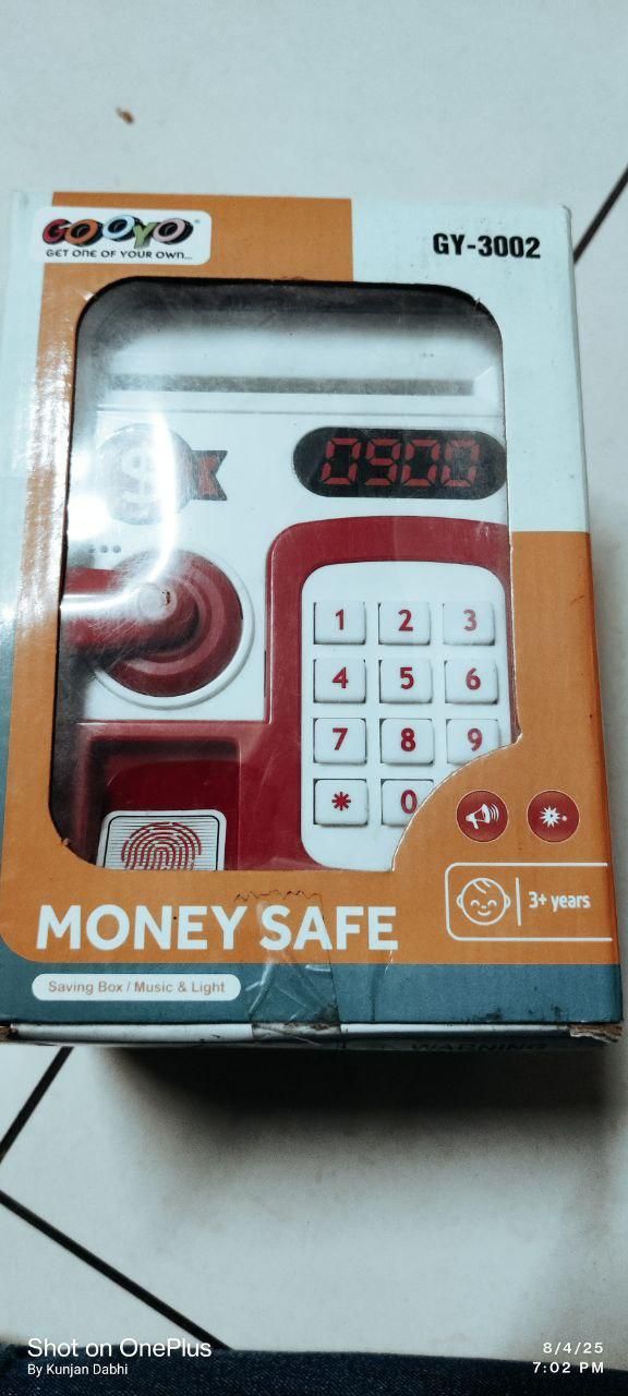 Money Bank for Kids with Fingerprint Sensor - Wishlect