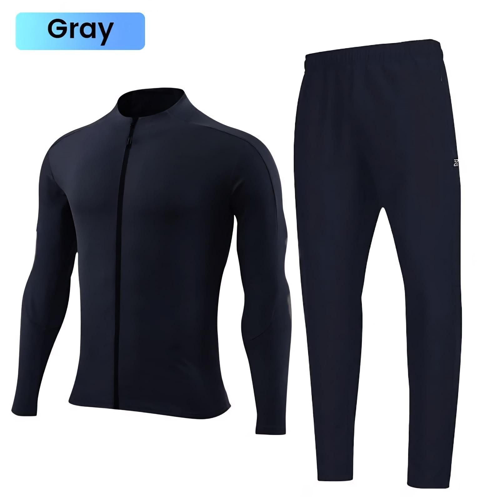 Unisex Work Out Solid Track Suit - Wishlect