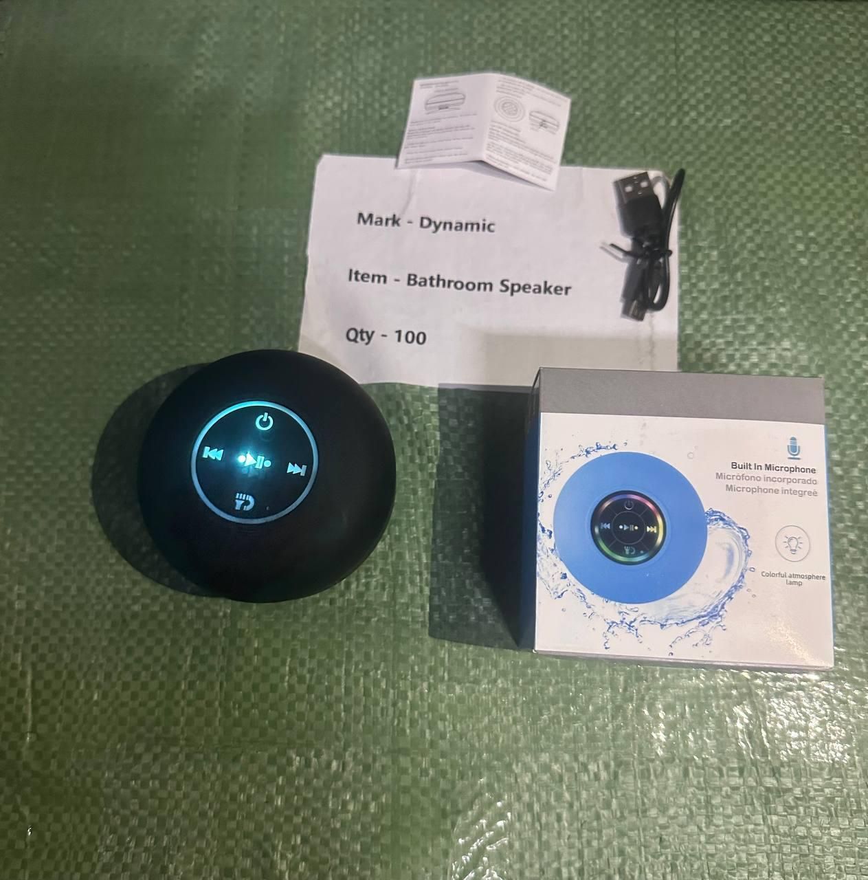 Large Suction Cup Waterproof Bluetooth Speaker - Wishlect